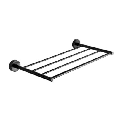 Polička na ručníky, nerez, povrch černý matný
(SLZD 34N)