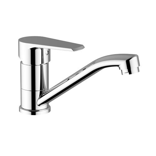 Baterie umyvadlová stojánková bez ovládání odtoku, otočné ústí 150 mm, chrom, TRINNITY NEW
