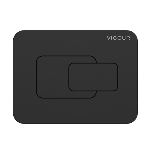 Tlačítko ovládací DEE, dvojité ovládání, černá matná