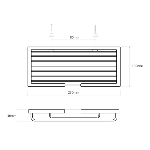 Polička do sprchy, CYTRO
