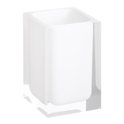 Držák kartáčků na postavení; bílý, VISTA