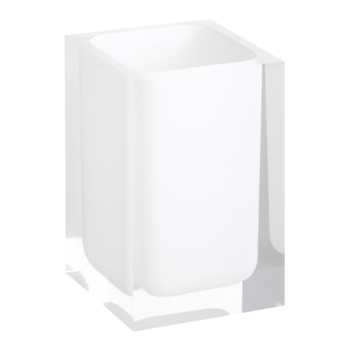 Držák kartáčků na postavení; bílý, VISTA