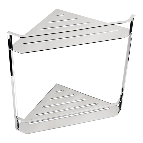 Polička do sprchy rohová dvojitá, CYTRO