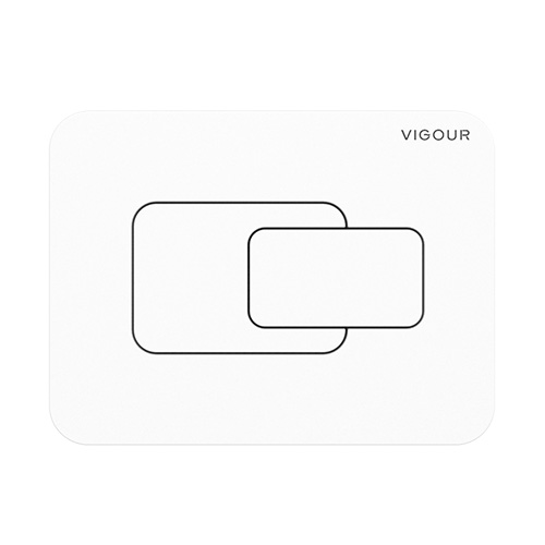 Tlačítko ovládací DEE, dvojité ovládání, bílé