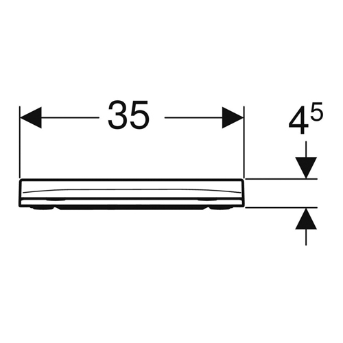 Sedátko klozetové, tenký design, sendvičový tvar, automatika spuštění, upevnění seshora, bílá, SMYLE SQUARE