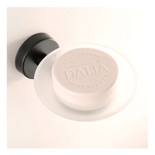 Mýdlenka, nerez/sklo, povrch černý matný
(SLZD 13N)