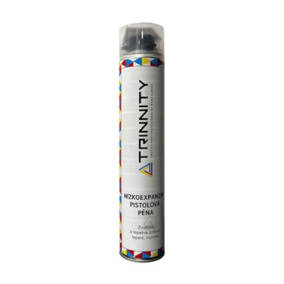Pěna montážní nízkoexpanzní pistolová 750 ml, TRINNITY