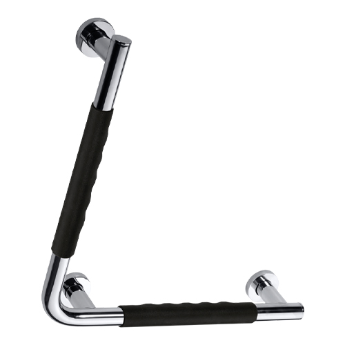 Madlo 90°, pravé, černá guma, OMEGA