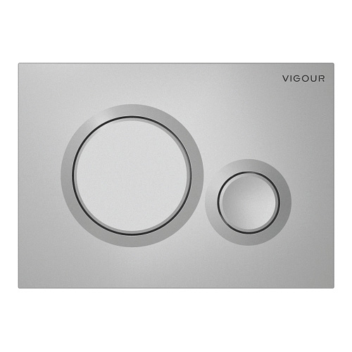 Tlačítko ovládací oválné DON, dvojité ovládání, matný chrom