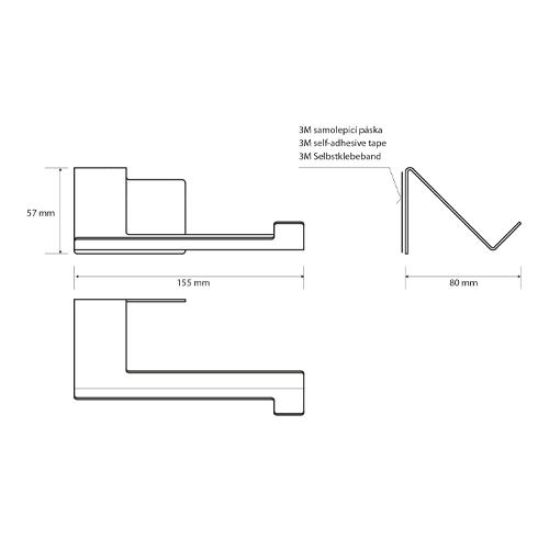 Držák toaletního papíru, NIVA