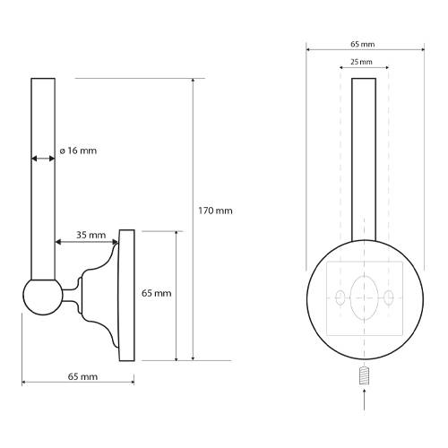 Držák toaletního papíru rezervní, chrom, RETRO 1