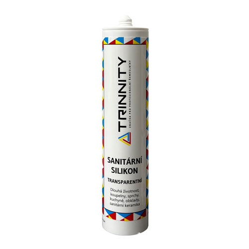 Silikon sanitární 280 ml, transparentní, TRINNITY