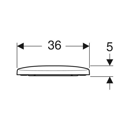 Sedátko klozetové, upevnění zdola, bílá, SELNOVA