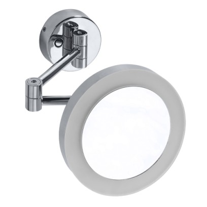 Zrcátko kosmetické pr. 200 mm s LED osvětlením, IP44, Touch sensor