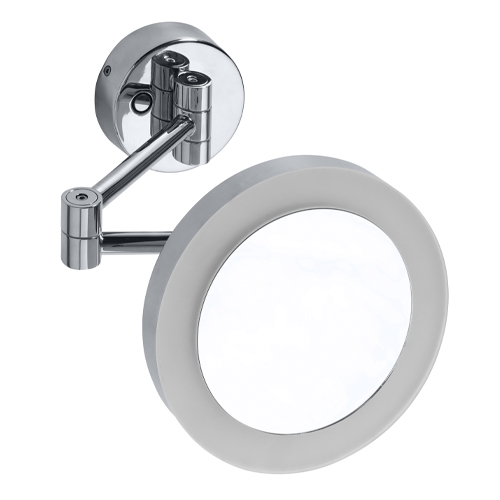 Zrcátko kosmetické pr. 200 mm s LED osvětlením, IP44, Touch sensor