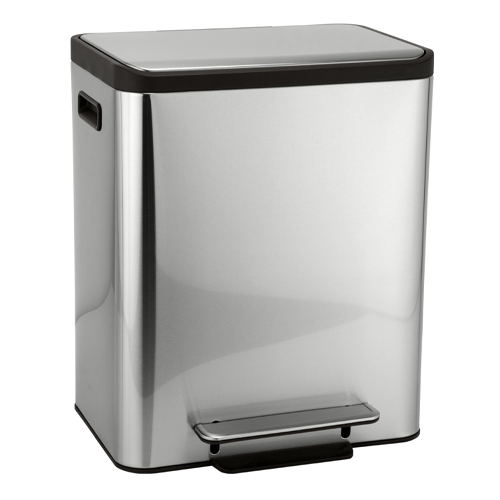 Koš odpadkový s víkem 15L+15L, 