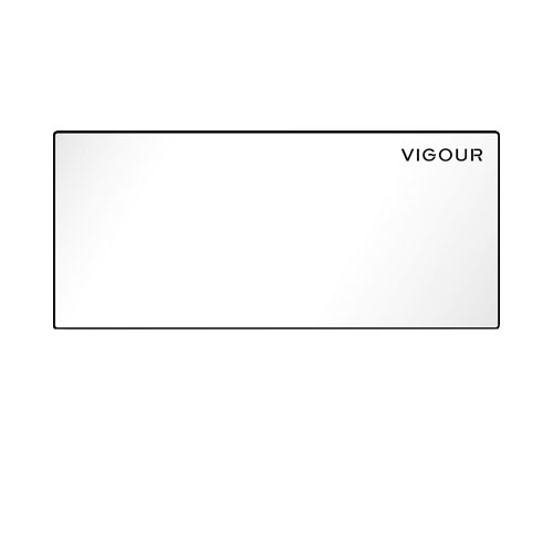 Mřížka designová na rošt bílý RAL 9010, kartáčovaná nerez, VIGOUR