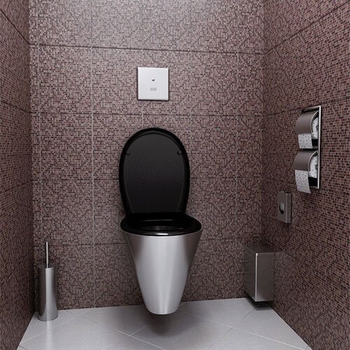 WC kartáč s nerezovým držákem, povrch matný
(SLZN 19X)