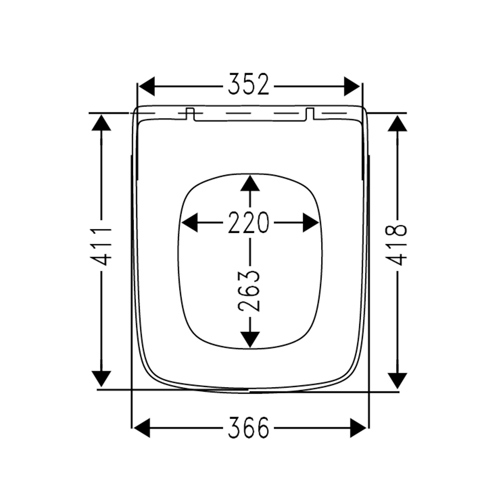 Sedátko ke klozetům, odnímatelné, pozvolné sklápění, ocelové panty, duraplast, DERBY VIGOUR