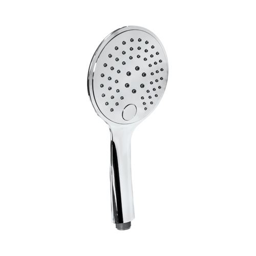 Růžice sprchová masážní ruční s tlačítkem, 3-funkční, celochrom, design, TRINNITY