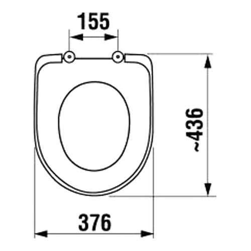 Sedátko s poklopem s ocelové úchyty, antibakteriální, DEEP by Jika