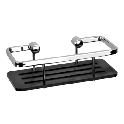 Polička akrylová černá - lesklá, CYTRO