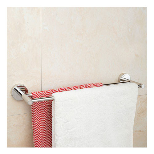 Dvojitý držák ručníků, nerez, povrch lesklý
(SLZD 11)