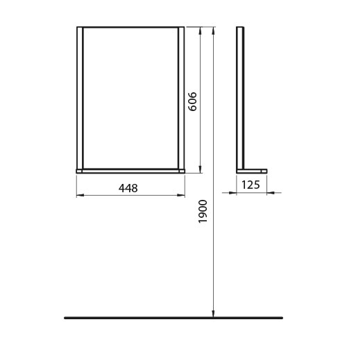 Zrcadlo s osvětlením 443 x 605 x 125 mm, s poličkou, lesklá bílá, REKORD