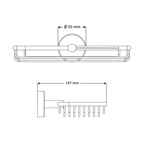 Mýdlenka, nerez, povrch lesklý
(SLZD 19)