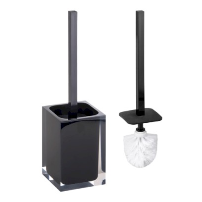 Štětka toaletní na postavení; černá, VISTA