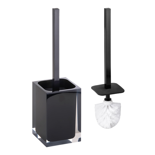 Štětka toaletní na postavení; černá, VISTA