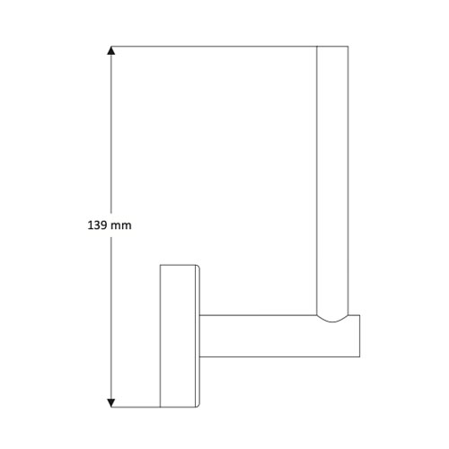 Držák toaletního papíru, nerez, povrch lesklý
(SLZD 23)