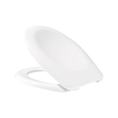 Sedátko klozetové s poklopem a automatickým zavíráním, nerezové závěsy, snímatelné, DERBY LUX COMPACT VIGOUR