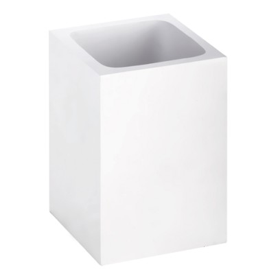 Držák zubních kartáčků na postavení, čtveratý, bílý, GAMMA