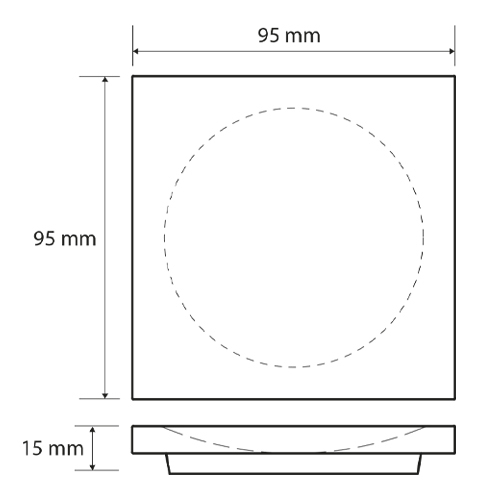 Mýdlenka na postavení, čtveratá, bílá, GAMMA