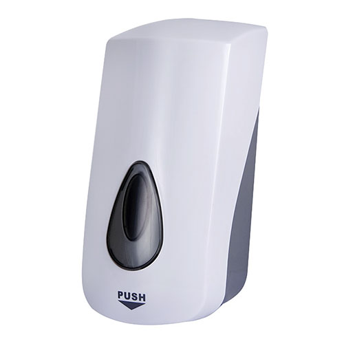 Dávkovač pěnového mýdla, 1 l, bílý plast ABS, SLDN 05