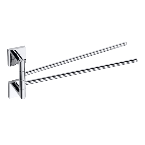 Držák ručníků dvojitý otočný, 420 mm, chrom, BETA
