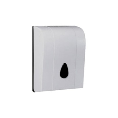 Zásobník na papírové ručníky skládané, plast bílý