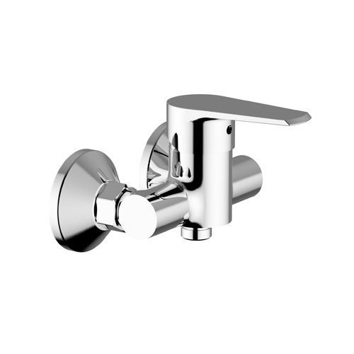 Baterie sprchová nástěnná bez příslušenství, rozteč 100 mm, chrom, TRINNITY NEW