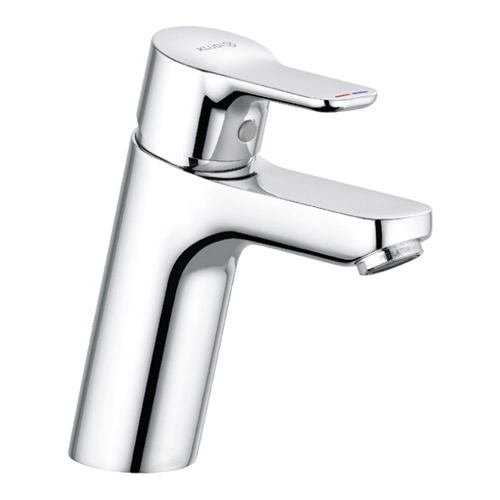 Baterie umyvadlová stojánková páková výšky 100 mm, bez odpadové soupravy, chrom, PURE&EASY