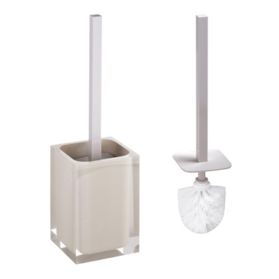 Štětka toaletní na postavení; béžová, VISTA