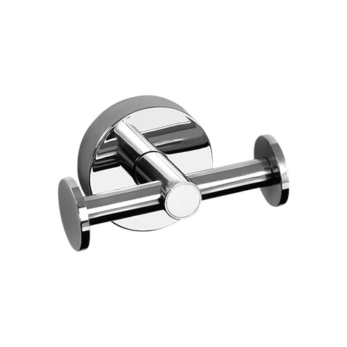 Dvojitý háček na ručníky, nerez, povrch lesklý
(SLZD 04)