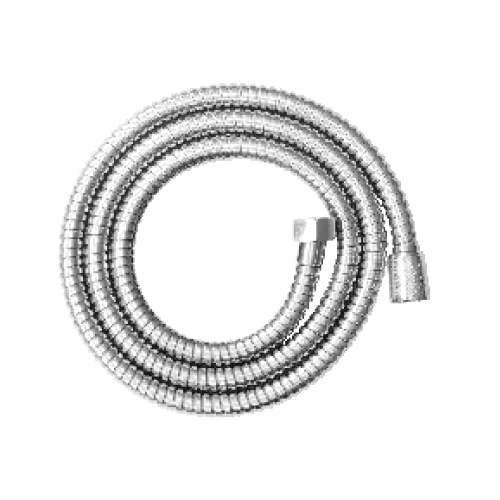 Hadice sprchová 120 cm kovová dvouzámková, chrom, SPRÁVNÁ TREFA