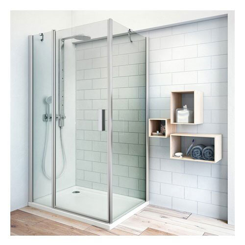 Dveře sprchové 1křídlé TDO1, profil brillant/transparent, ATYP, TOWER LINE