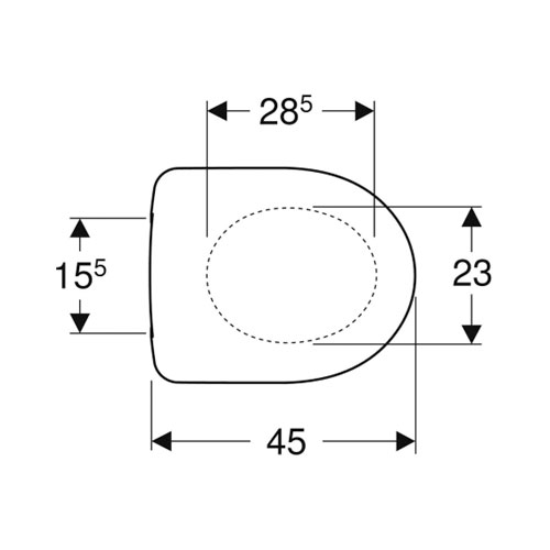Sedátko klozetové, upevnění zdola, bílá, SELNOVA