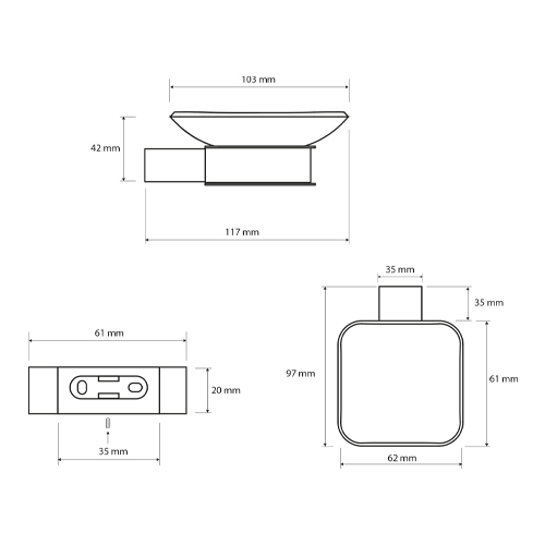 Mýdlenka skleněná, VIA