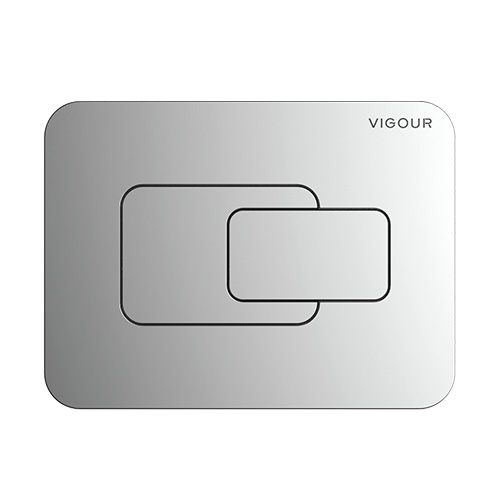 Tlačítko ovládací DEE, dvojité ovládání, chrom