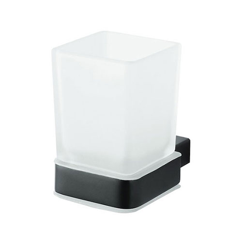 Držák kartáčků sklo, NERO