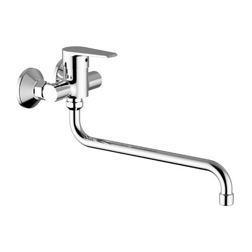 Baterie dřezová nástěnná, kulaté ústí 300 mm (rozteč 100 mm), chrom, TRINNITY NEW