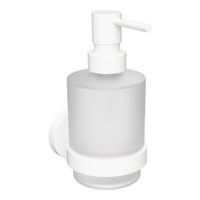 Dávkovač tekutého mýdla skleněný MINI, 200 ml WHITE